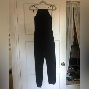 Reformation black jumpsuit. Backless!